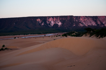 Jalapão Dunes Region in Tocantins - Brazil