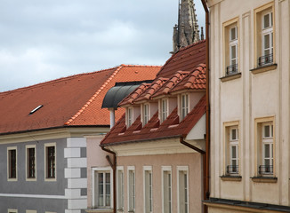 Old street in Bratislava. Slovakia