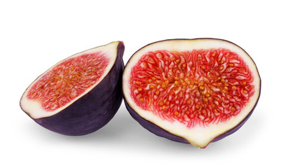 Fig isolated on white background.