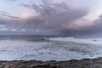 swell in the Galician coast of Ribadeo
