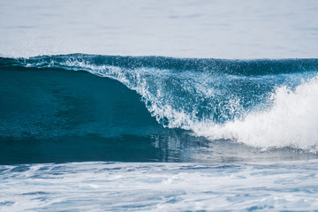 Ocean wave breaking on a shore