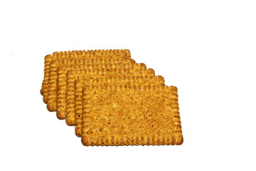 Cookies isolated on white background.
