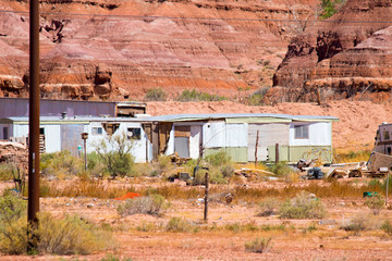  teen girl eats pizza tuba city indian reservation Navajo indians Grand Canyon national park Arizona red rocks mustsee