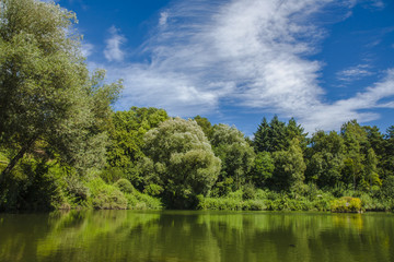 Fototapeta premium See am Wald