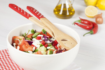 salad service for vegetarians