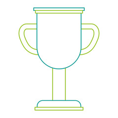 trophy cup winner icon vector illustration design