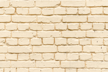 White brick wall, perfect as a background, square photograph