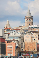 Fototapeta premium Galata Tower in Istanbul Turkey
