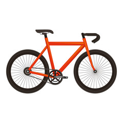 Fototapeta na wymiar racing bicycle isolated icon vector illustration design