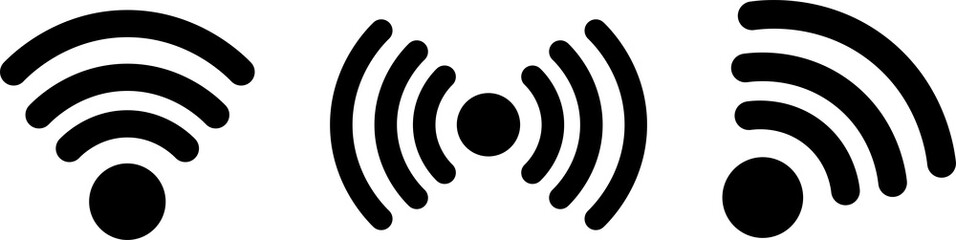 Wifi vector icon, wireless signal symbol. Simple illustration for web or mobile app