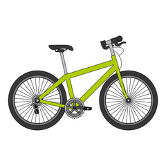 Obraz premium sport bicycle isolated icon vector illustration design