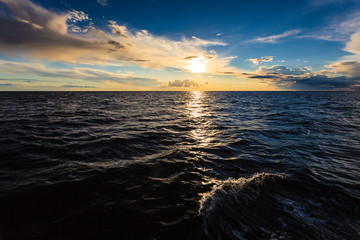 Obraz premium seascape sea horizon and sky.