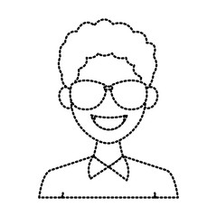 Young man with elegant clothes and sunglasses