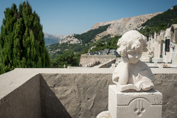 Obraz premium Friedhof in Kroatien