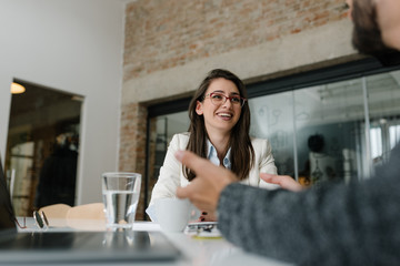 Excitement and tension relief after you find out you got the job