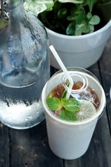 Ice lemon tea