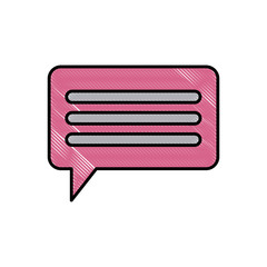 Chat bubble symbol