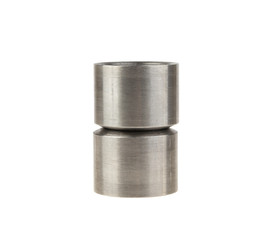 metal lathe isolated on white background