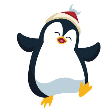 Penguin Christmas Cartoon