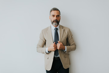 Portret of bearded handsome businessman © BGStock72