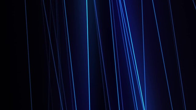 Abstract cg polygonal neon surface. Geometric poly light triangles motion background.