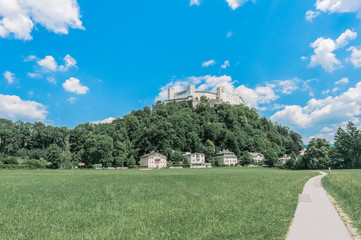Hohensalzburg Castle (Festung Hohensalzburg) at Salzburg, Austri