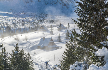 Hala Gąsienicowa - Tatry podczas halnego