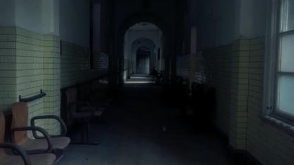 Corridor in abandoned asylum