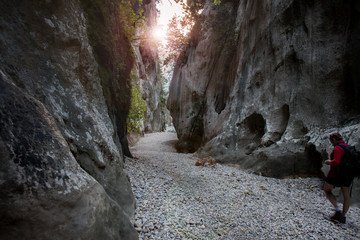 Sa Calobra - Torrent de Pareis impressive gorge 
