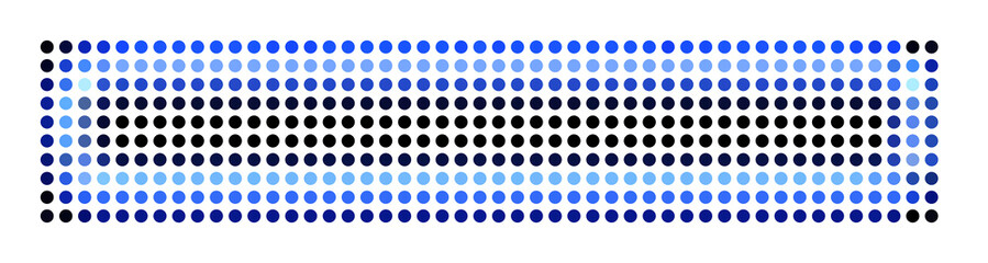 Abstract powerful dot panorama background pattern