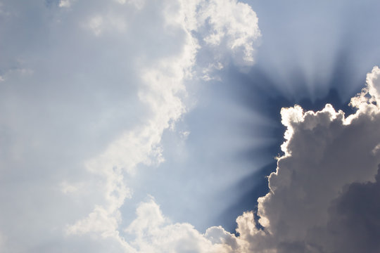 Clouds in a summer sky