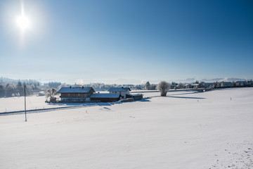 Winterlandschaft in Österreich