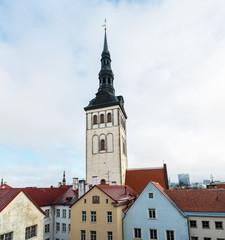 Fototapeta premium Rooftops of Tallinn old town