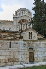 Fototapeta na wymiar Amazing view of Agios Eleftherios church in Athens, Attica, Greece