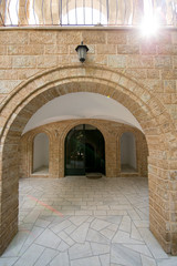 Fototapeta premium Iera Moni Osias Filotheis Monastery