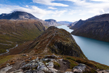 Jotunheimen Nationalpark Blick auf den Gjendesee