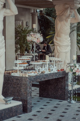 wedding reception table decoration