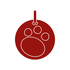 Footprint decorative ball