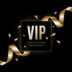 Luxury vip invitations and coupon backgrounds - obrazy, fototapety, plakaty