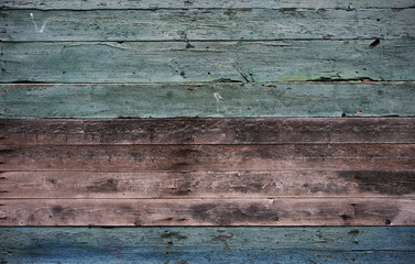Old painted wood background
