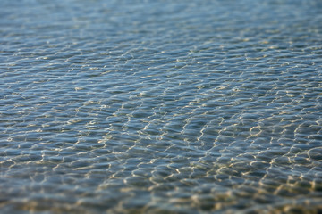 Crystal clear water