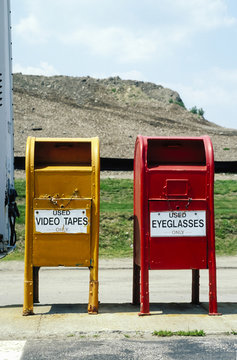 First Generation Recycling Bins