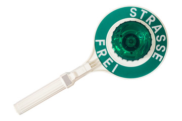 Freigestellte Feuerwehrkelle