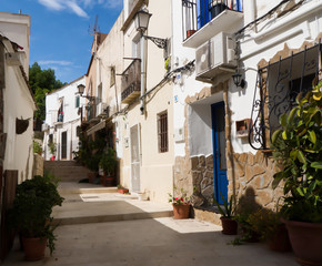 walking the cheerful streets of Alicante between scents and colors