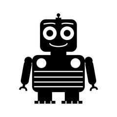 Toy robot icon. Children toys Icon. Premium quality graphic design. Signs, symbols collection, simple icon for websites, web design, mobile app