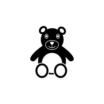Teddy bear plush toy icon. Children toys Icon. Premium quality graphic design. Signs, symbols collection, simple icon for websites, web design, mobile app