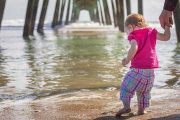 Playing in the sand