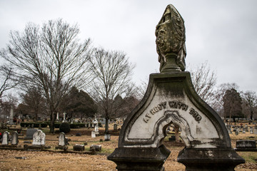 Obraz premium Cemetery in Alabama