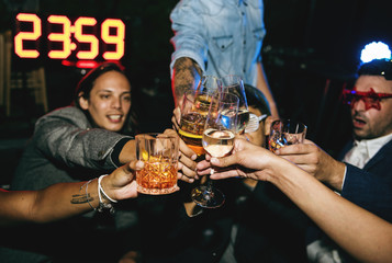 People celebrating in a party