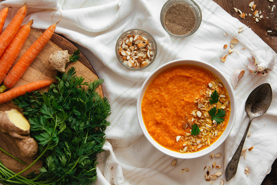 Carrot ginger soup